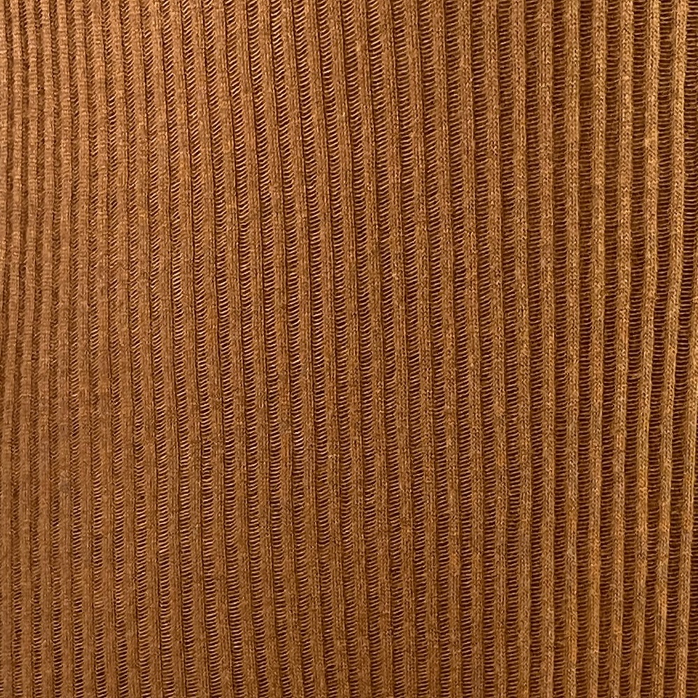 Express Faux Brown Button Down Ribbed Knit Midi Cardigan Dress SKU0199 - Picture 5 of 9